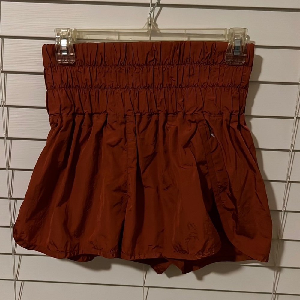 Auburn Orange Free People shorts